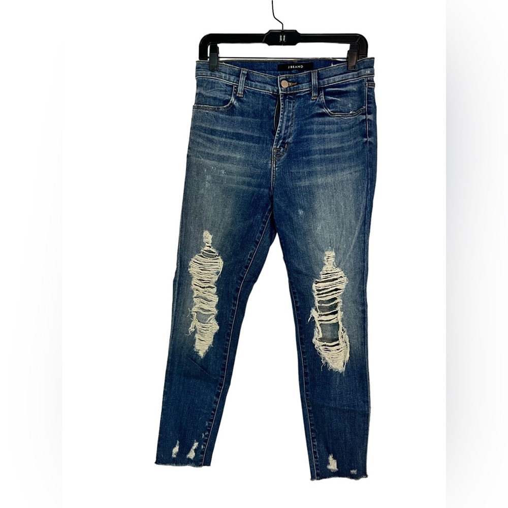 J Brand Skinny Distressed Jeans, Size 28